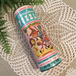 Vintage Wizard Of Oz Vintage Puzzle In Original Tube Canister 1960s